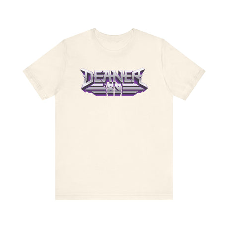 Deaner '89 Logo Tee in cream with bold graphic design.