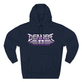 Deaner '89 Logo Hoodie in black with bold logo on chest, displaying rock-style lettering. Available in sizes S to 2XL.