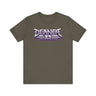 Deaner '89 Logo Tee in olive green, ultimate badge of honor for those who live life on their terms, available in sizes S to 3XL