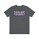 Deaner '89 Logo Tee in gray with bold purple and white lettering, perfect for those embracing the Deaner revolution.