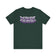 Deaner '89 Logo Tee in dark green with bold purple and white graphic design, perfect for those who embrace the Deaner lifestyle.