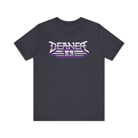 Deaner '89 Logo Tee in black with bold 1980s inspired graphic design, representing a lifestyle of freedom and individuality.