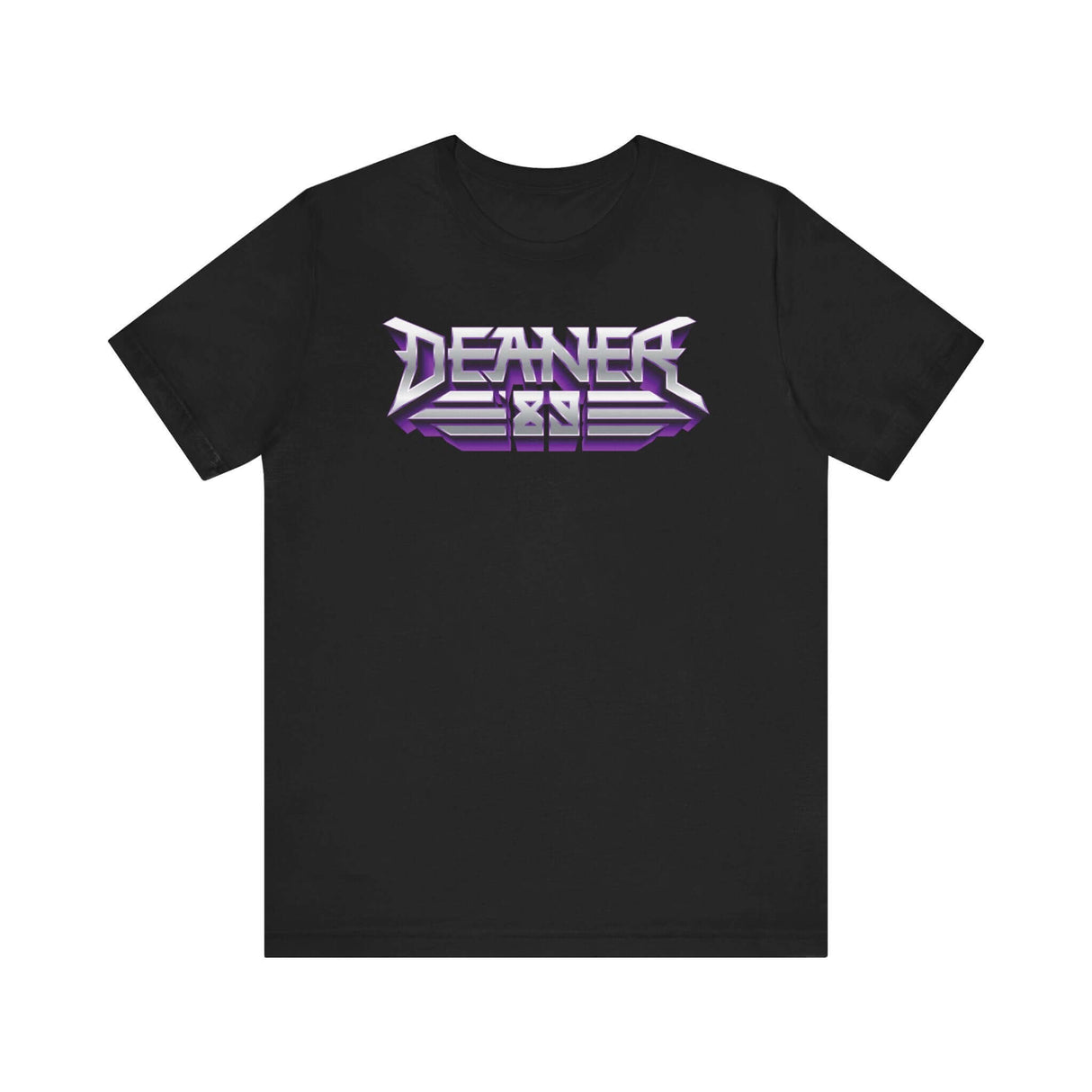 Deaner '89 Logo Tee in black featuring bold graphic design, perfect for expressing individual style and part of the Deaner revolution.