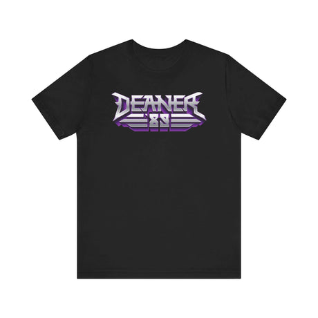 Deaner '89 Logo Tee in black featuring bold graphic design, perfect for expressing individual style and part of the Deaner revolution.