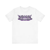 Deaner '89 Logo Tee in white featuring bold graphic design, available in sizes S to 3XL, perfect for individualistic style.