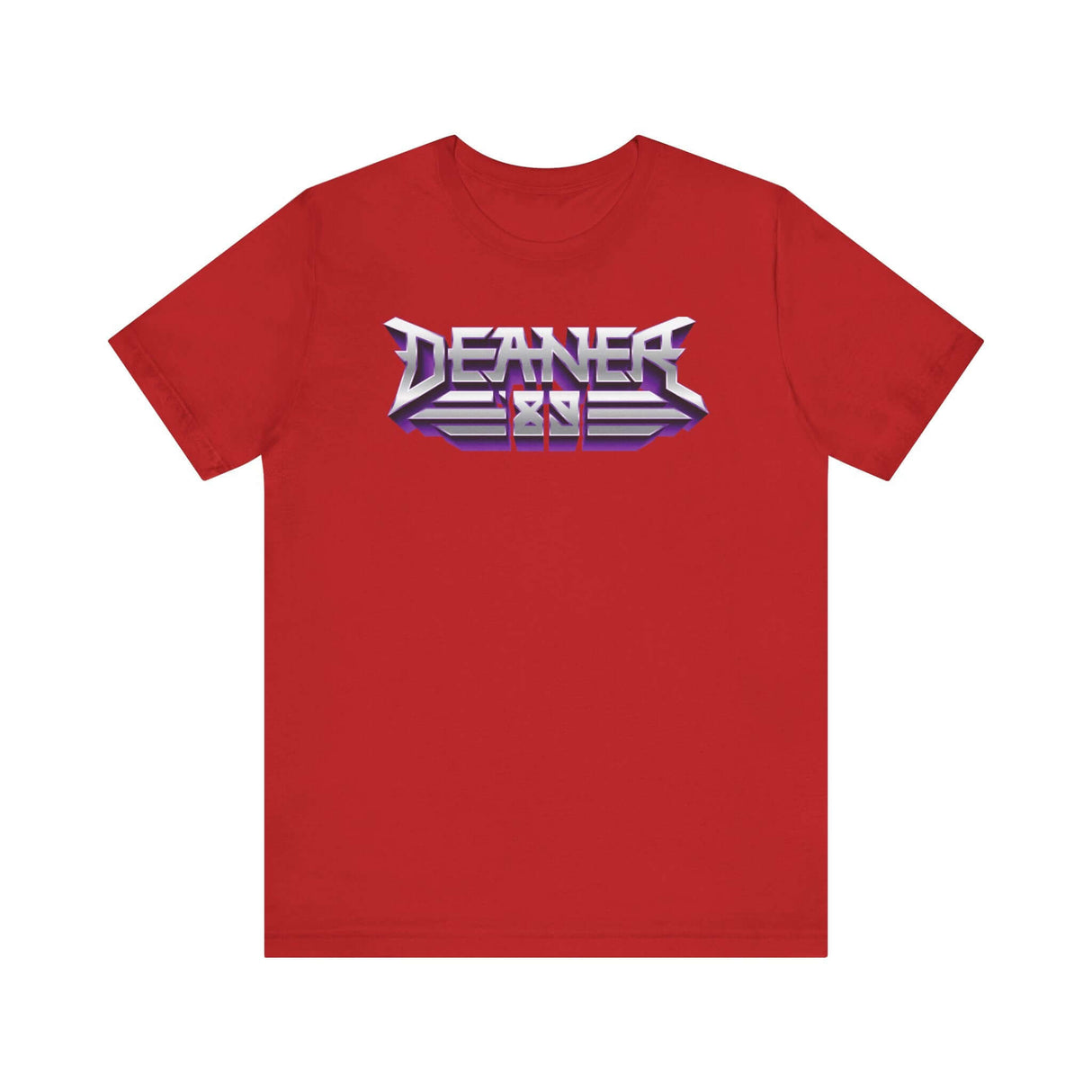 Red Deaner '89 Logo Tee with bold graphic design, ideal for those who embrace a rebellious and energetic lifestyle.