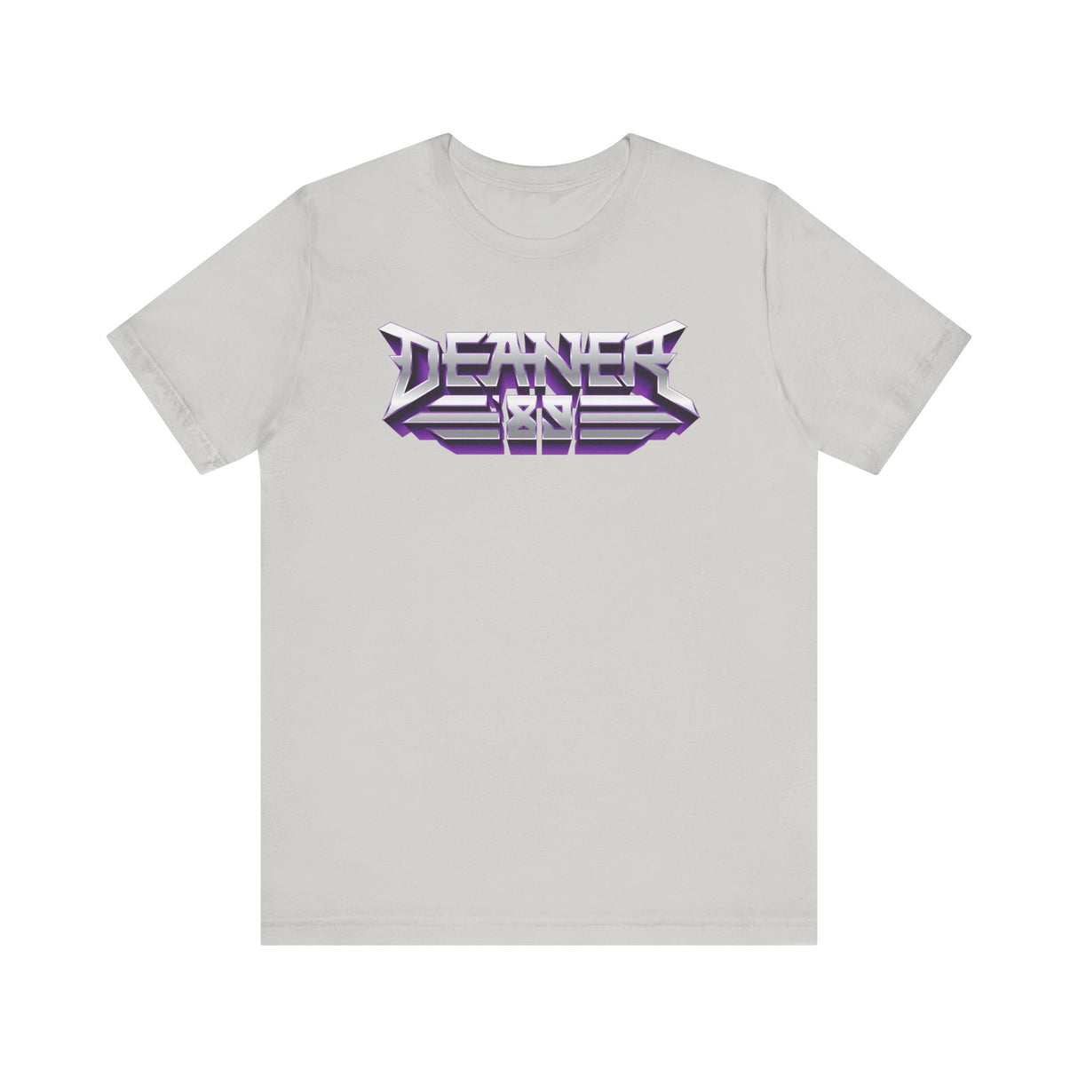 Deaner '89 Logo Tee featuring graphic print on light grey fabric