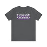 Deaner '89 Logo Tee in dark gray with sleek design, perfect for showcasing your style and living life on your terms. Available in sizes S to 3XL.