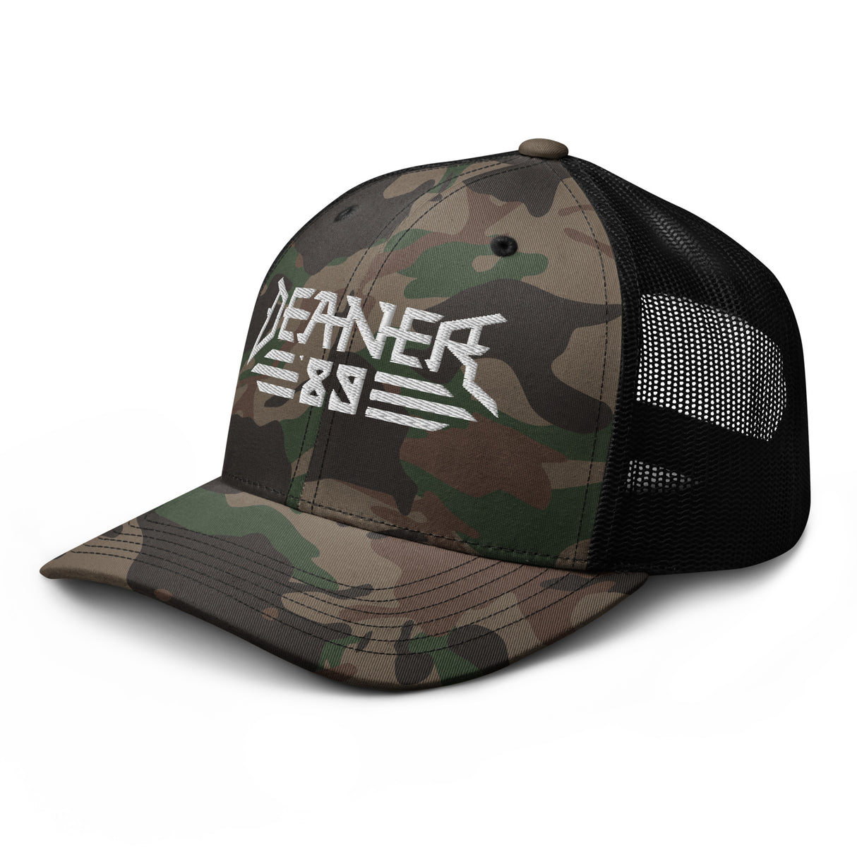 Deaner '89 - Camouflage Embroidered Trucker Hat