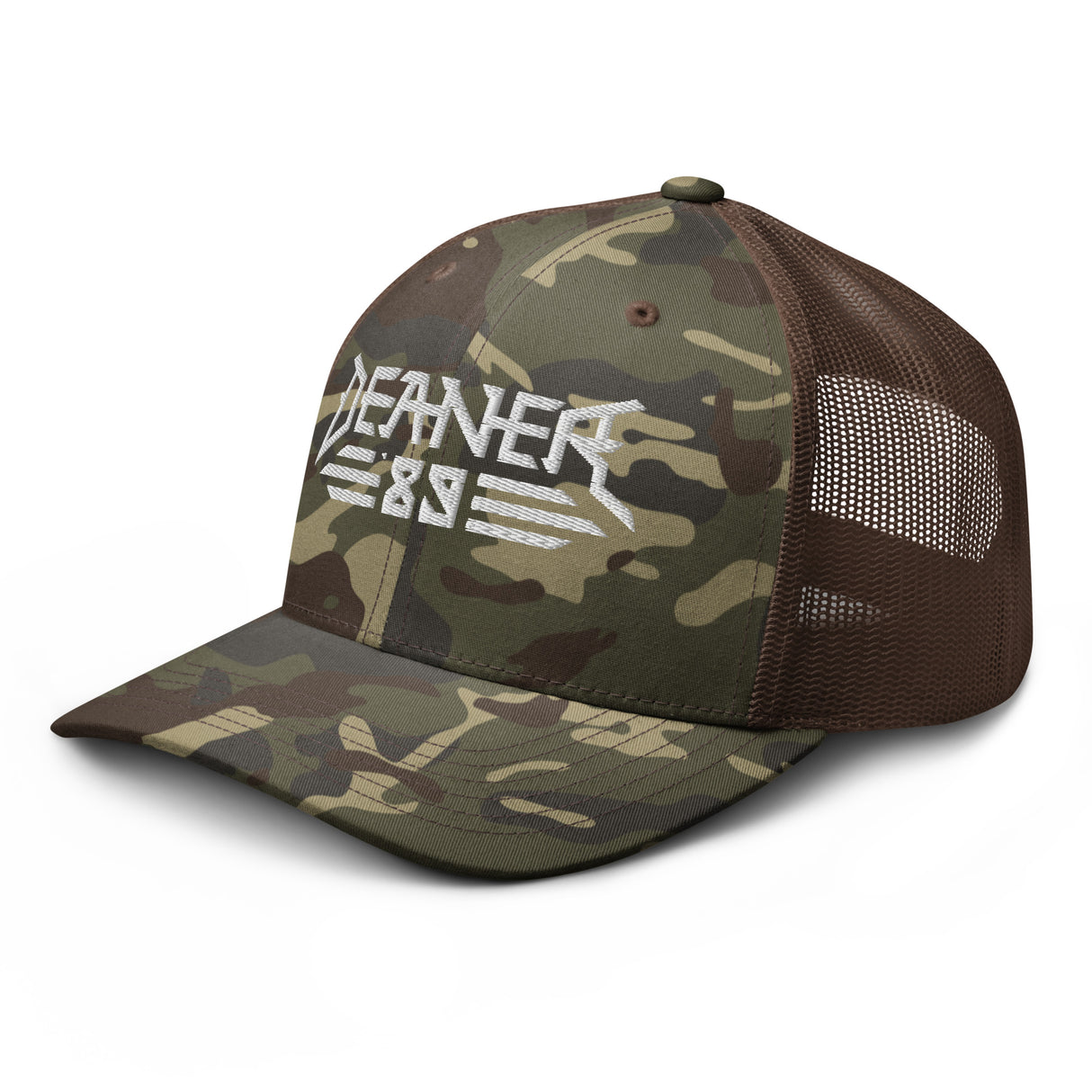 Deaner '89 - Camouflage Embroidered Trucker Hat