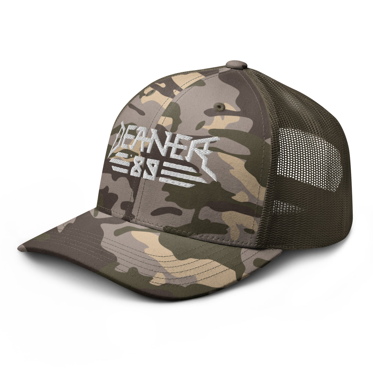 Deaner '89 - Camouflage Embroidered Trucker Hat