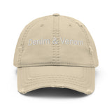 Denim & Venom Distressed Dad Hat